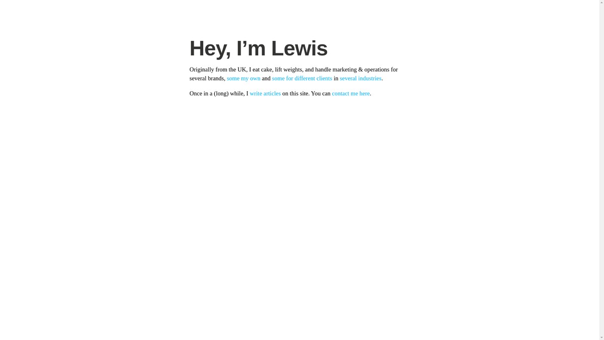 lewisq.com screenshot