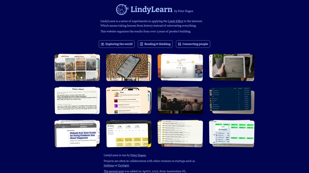 lindylearn.io screenshot