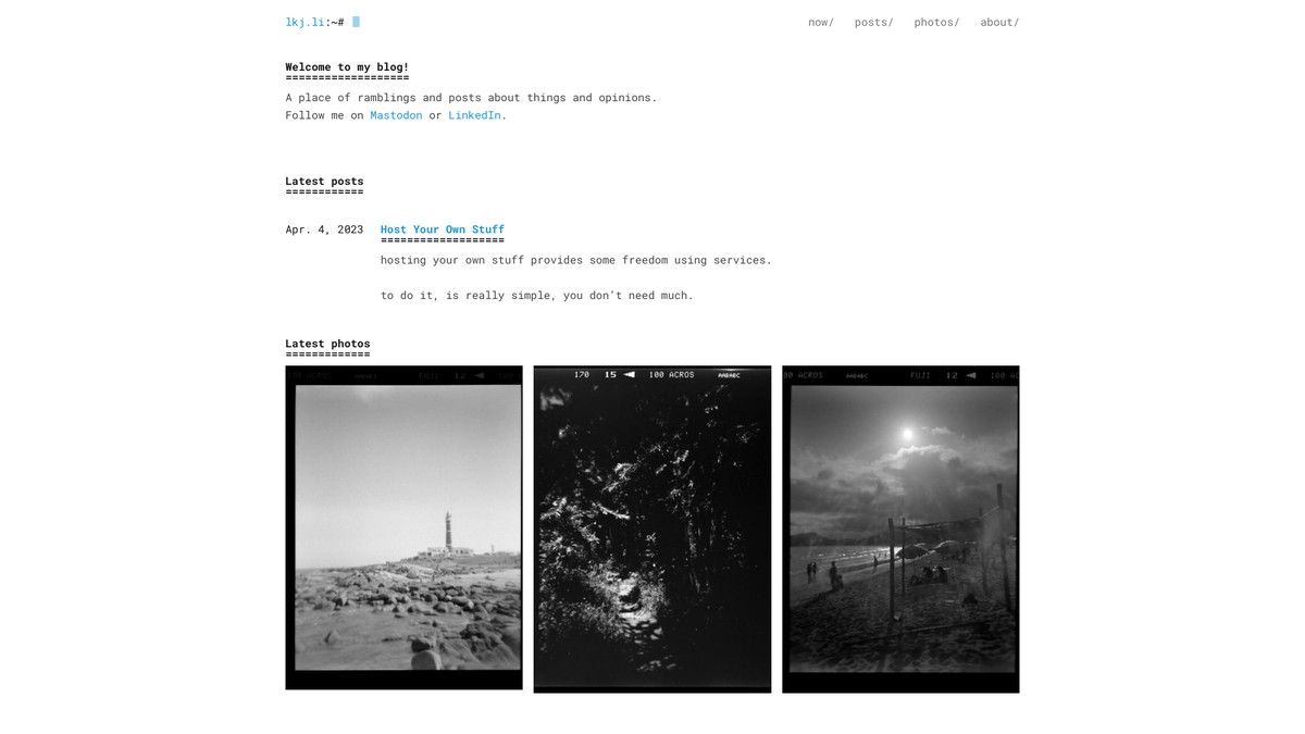 lkj.li screenshot