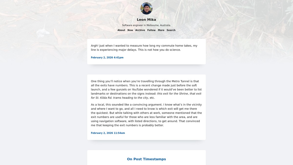 lmika.org screenshot