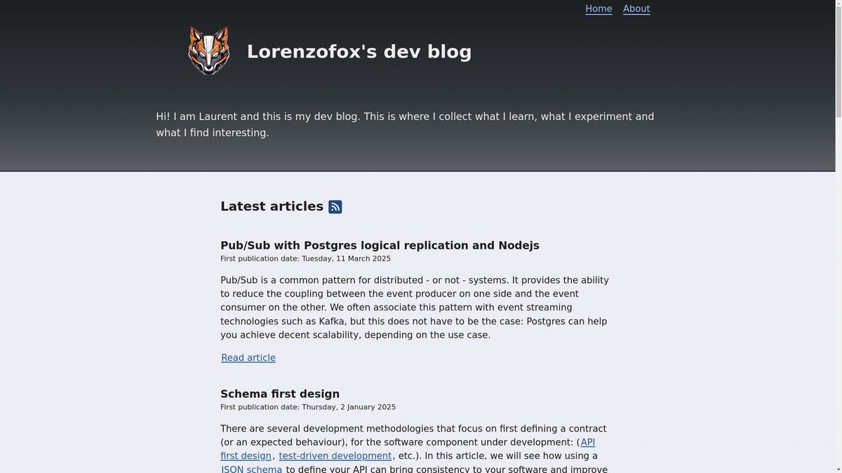 lorenzofox.dev screenshot