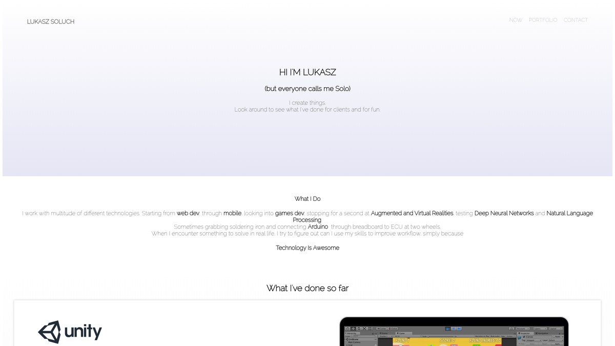 lukasz.soluch.net screenshot
