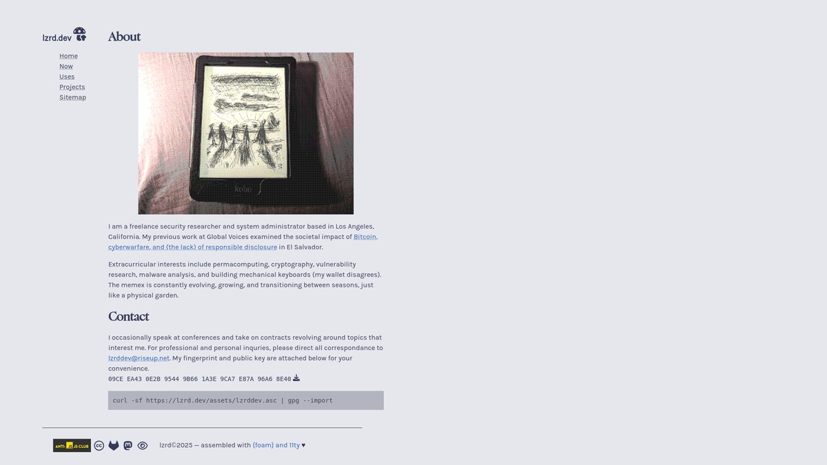 lzrd.dev screenshot
