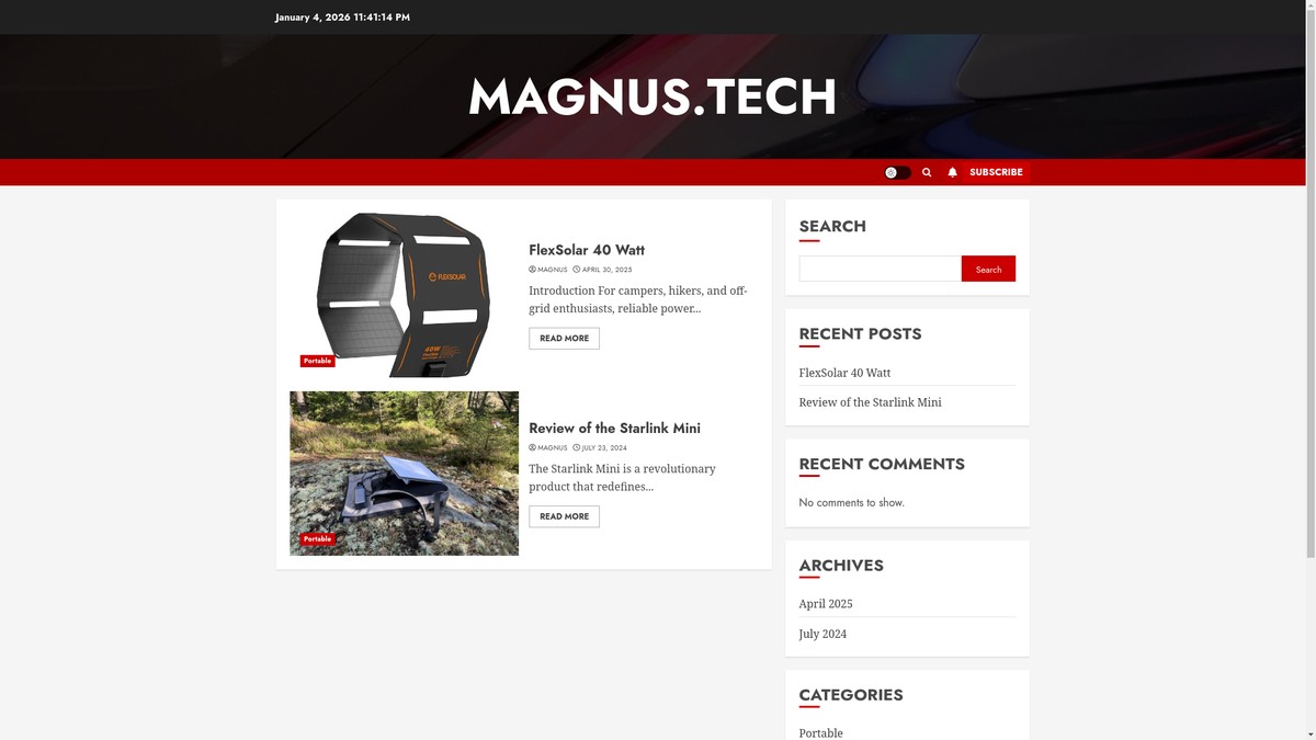 magnus.tech screenshot