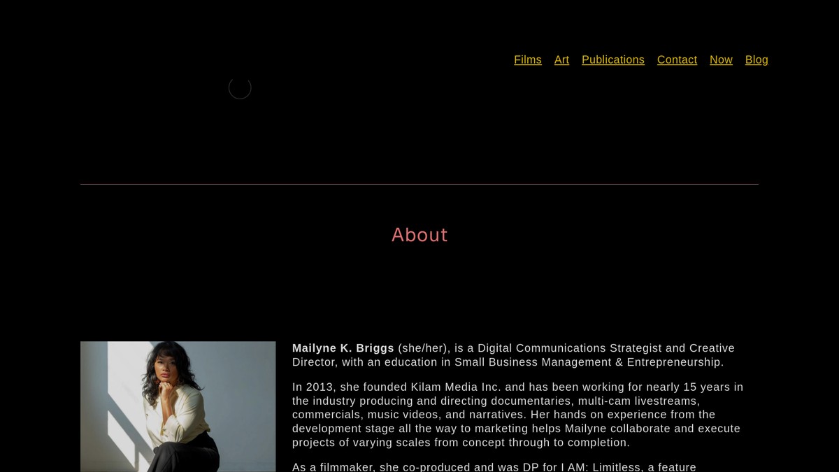 Screenshot of mailyne.ca