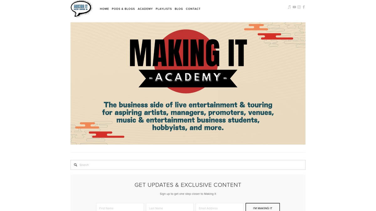 Screenshot of makingitwithchrisg.com