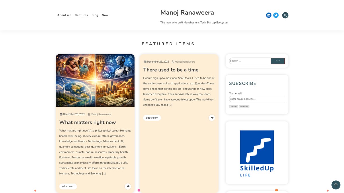 manojranaweera.me screenshot