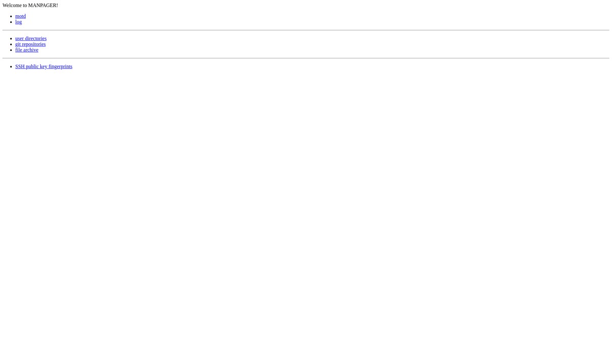 manpager.org screenshot