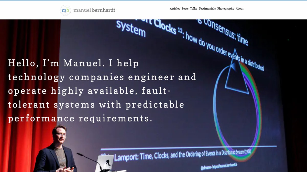 manuel.bernhardt.io screenshot
