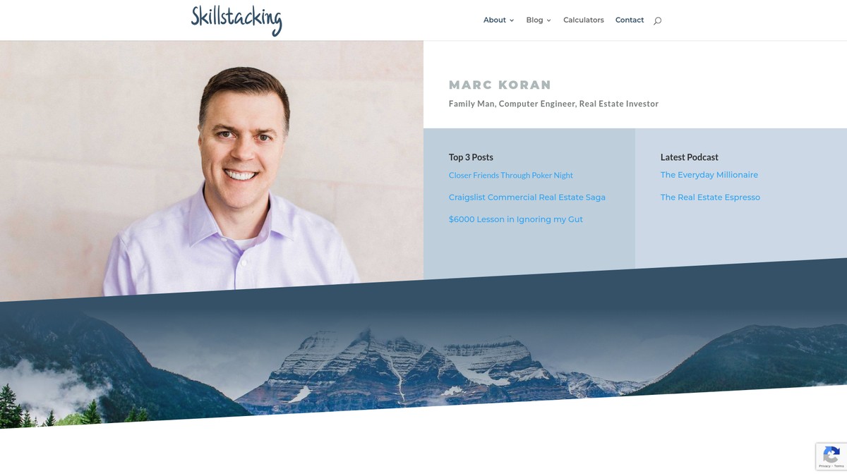 marckoran.com screenshot