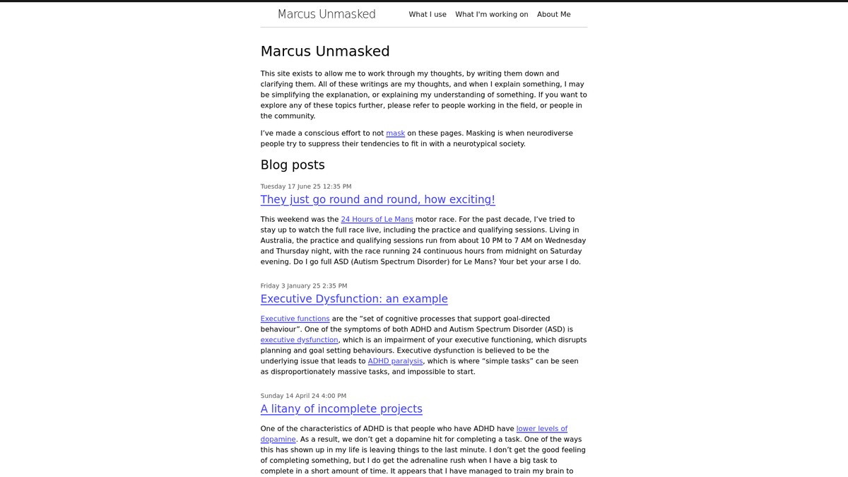marcus.helvig.net screenshot