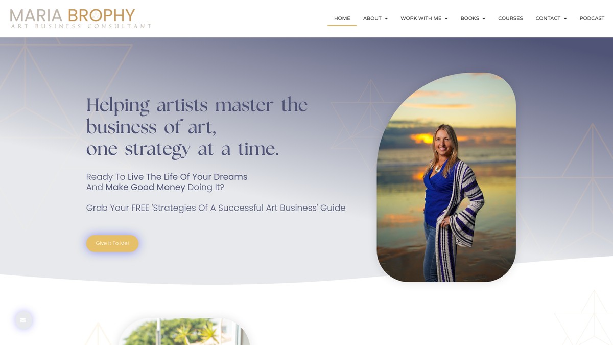 mariabrophy.com screenshot