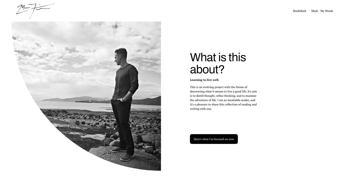 Screenshot of markfriesen.net