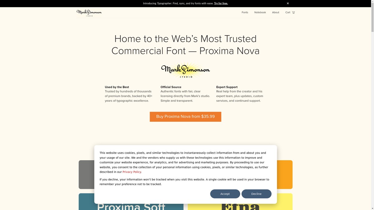 marksimonson.com screenshot