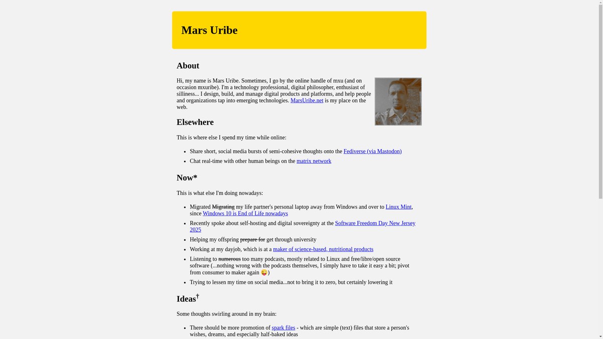 marsuribe.net screenshot