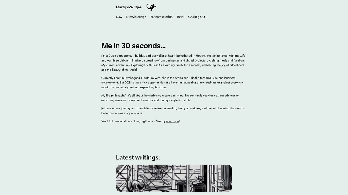martijnreintjes.com screenshot