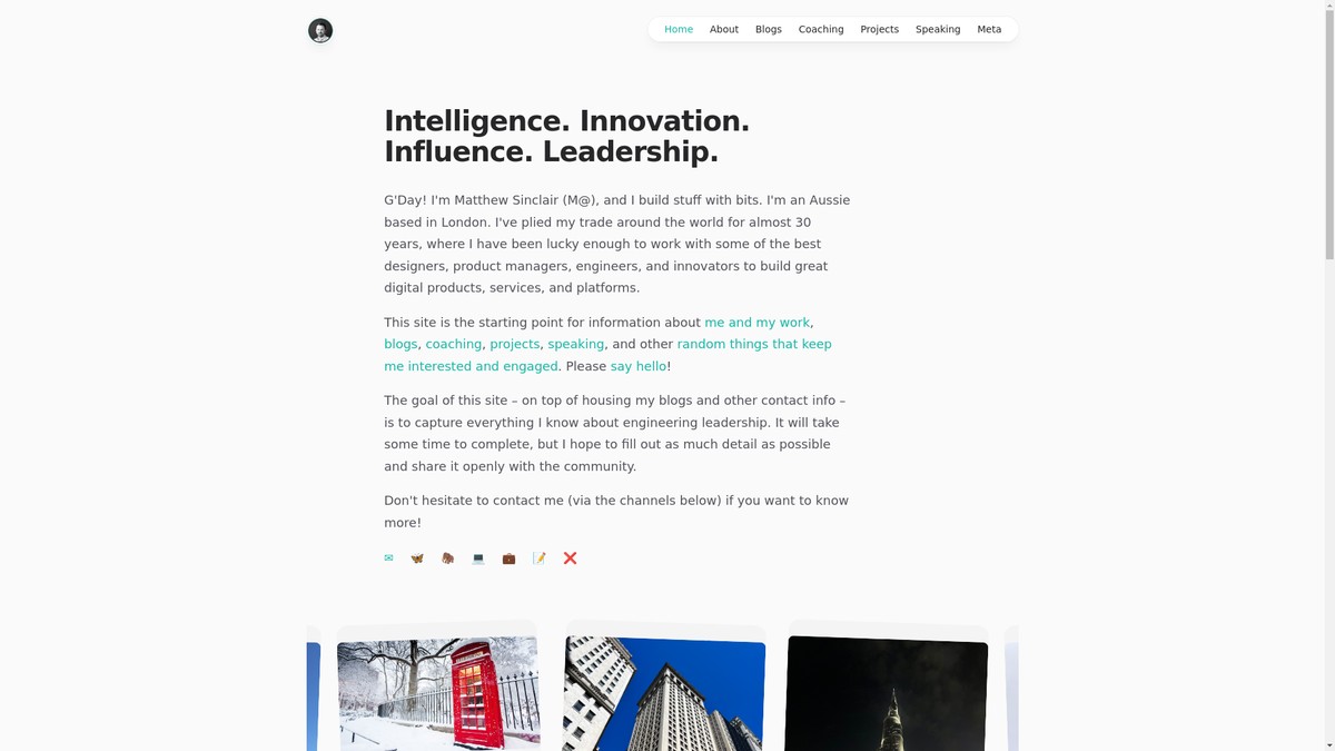 matthewsinclair.com screenshot