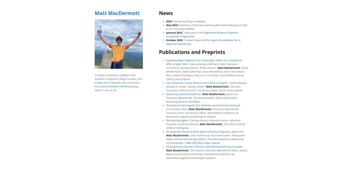 mattmacdermott.com screenshot