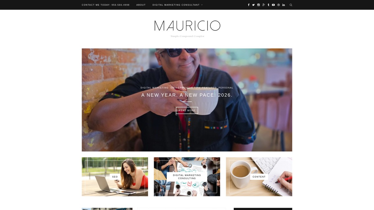mauriciopina.com screenshot