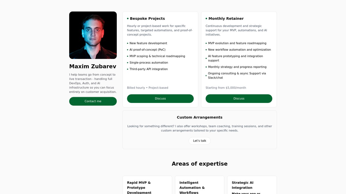 maximzubarev.com screenshot