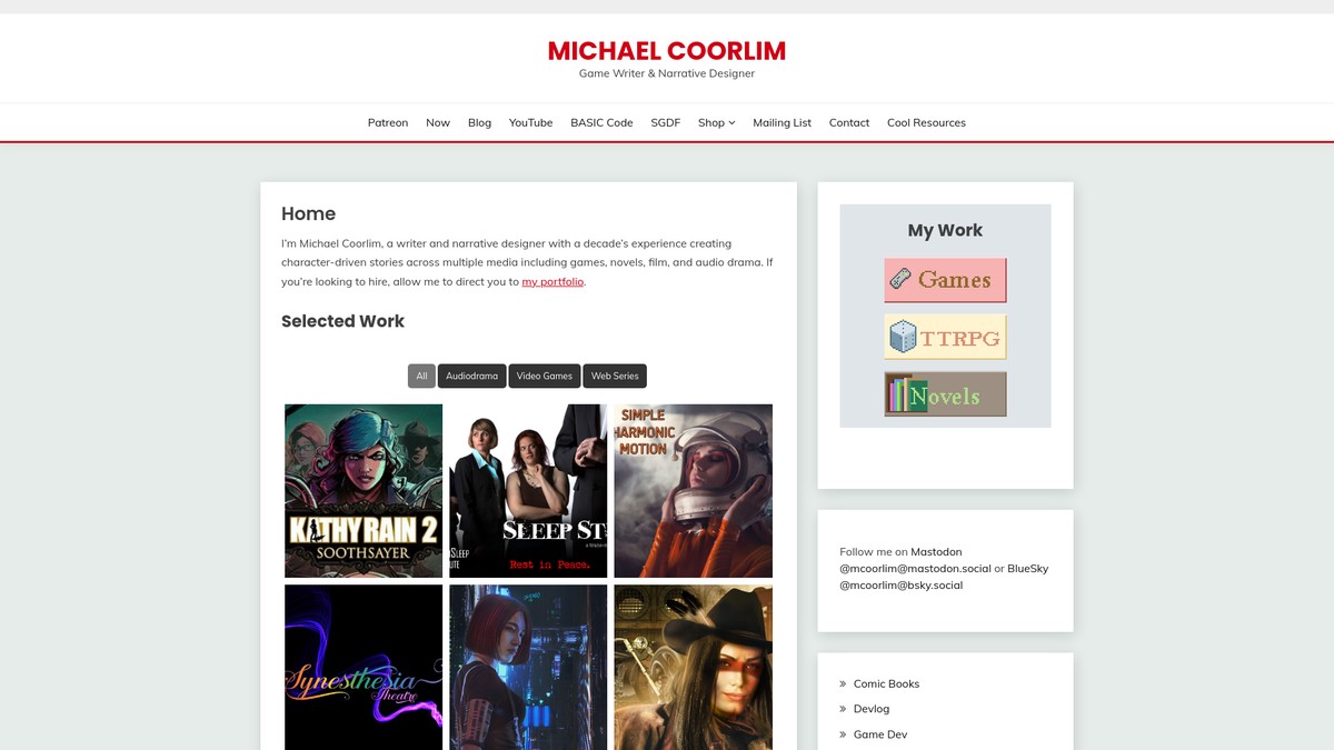 mcoorlim.com screenshot