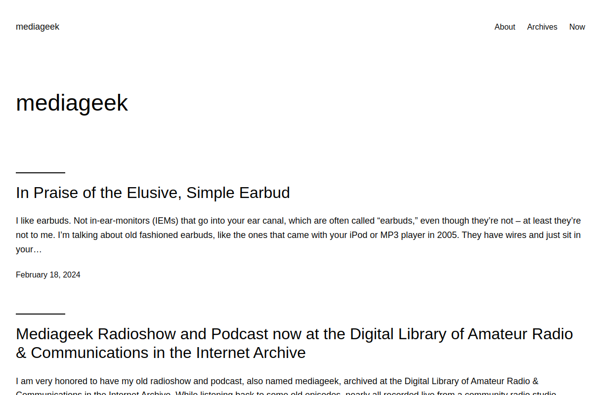 mediageek.net screenshot