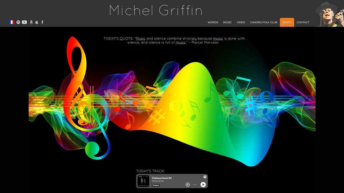 michelgriffin.com screenshot