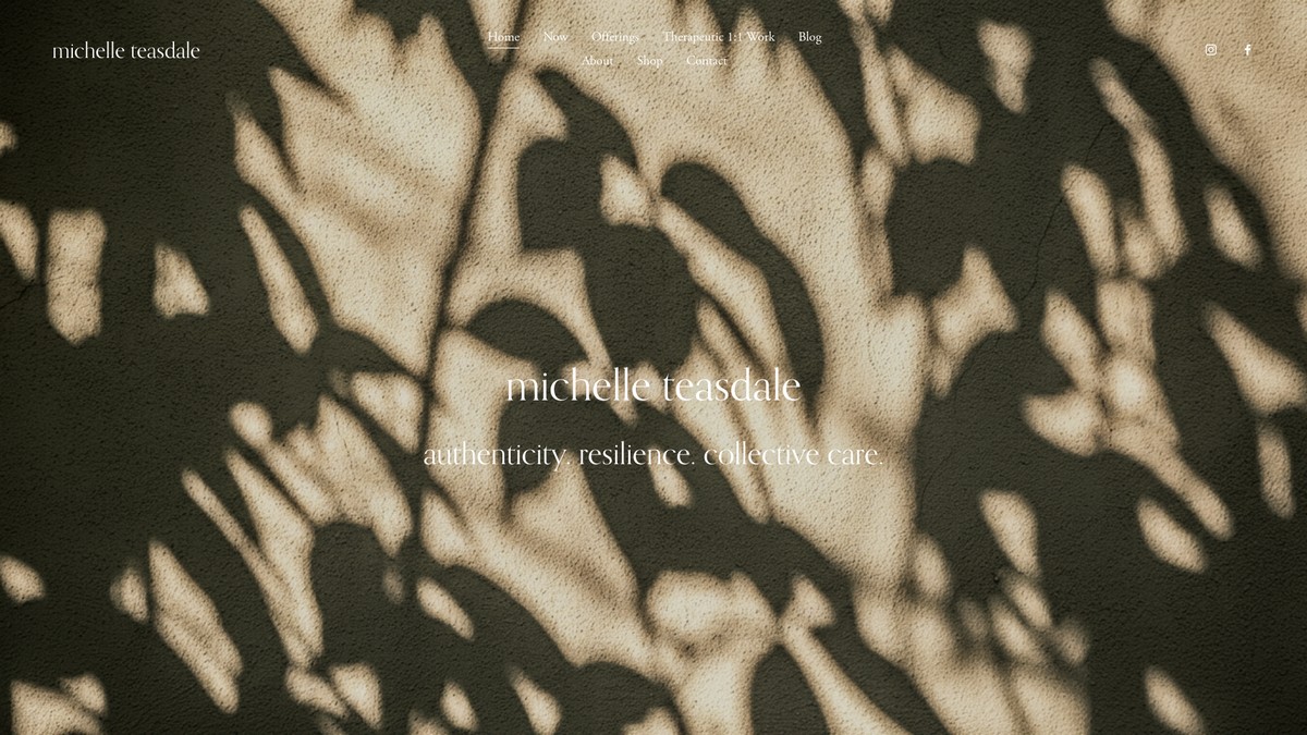 michelleteasdale.net screenshot