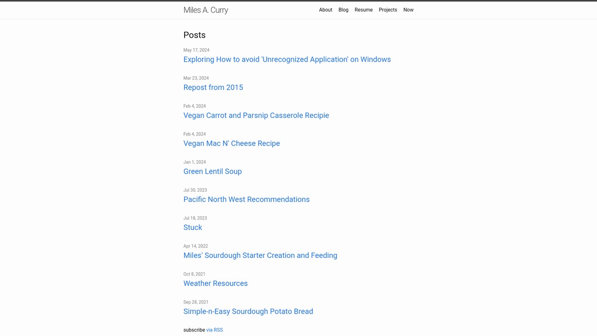 micurry.org screenshot