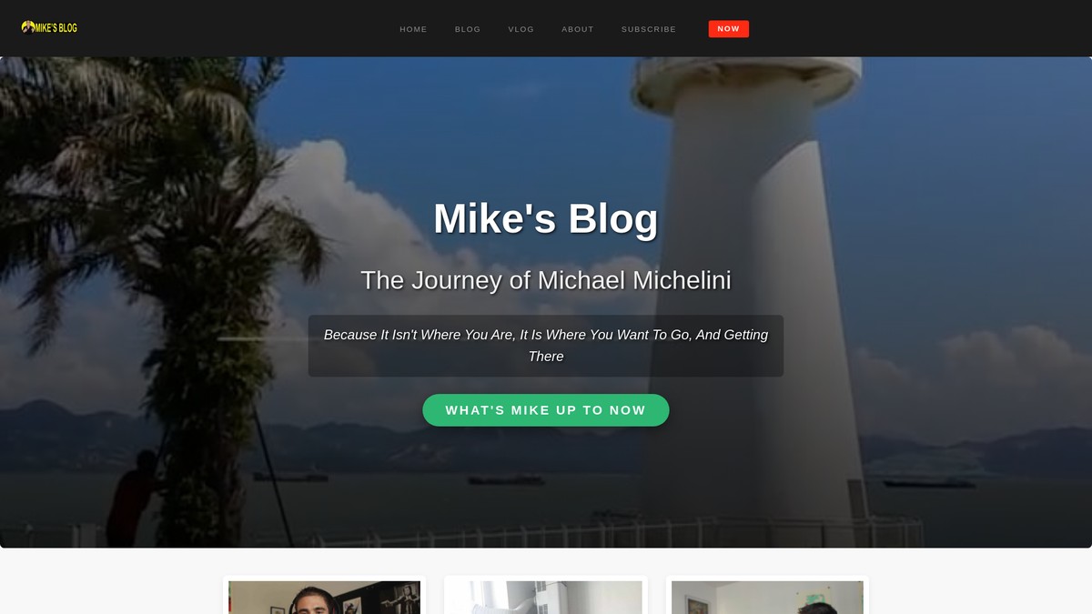 mikesblog.com screenshot