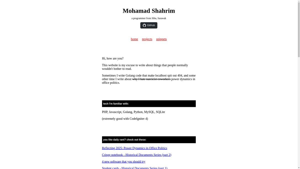 mohdshahrim.github.io screenshot