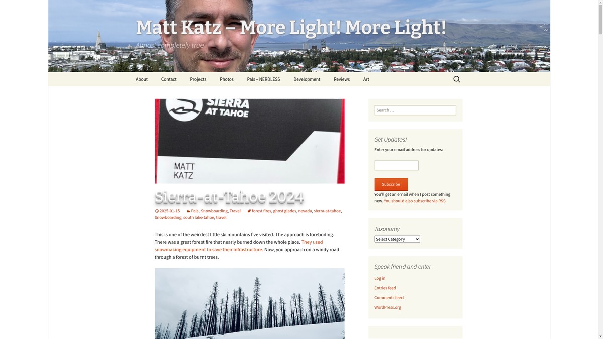 morelightmorelight.com screenshot
