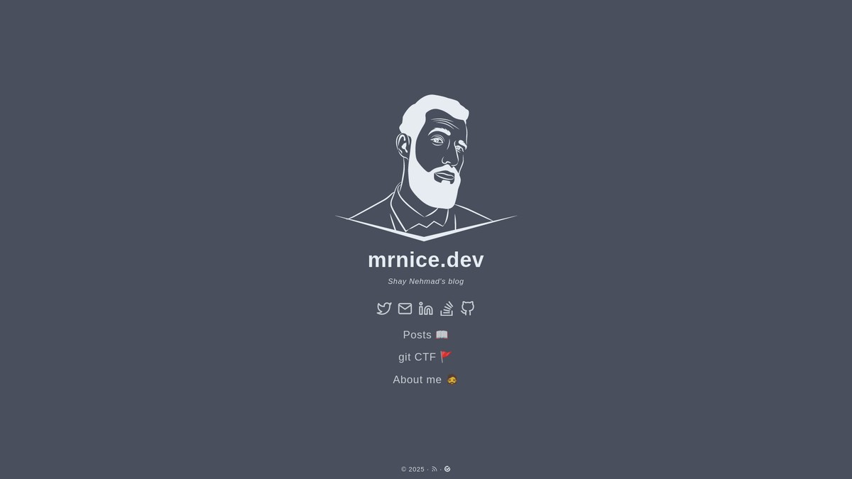 mrnice.dev screenshot