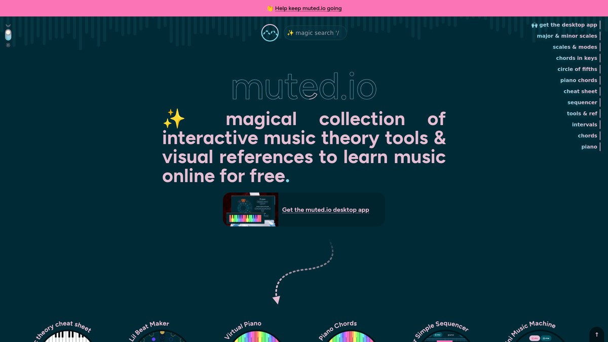 muted.io screenshot