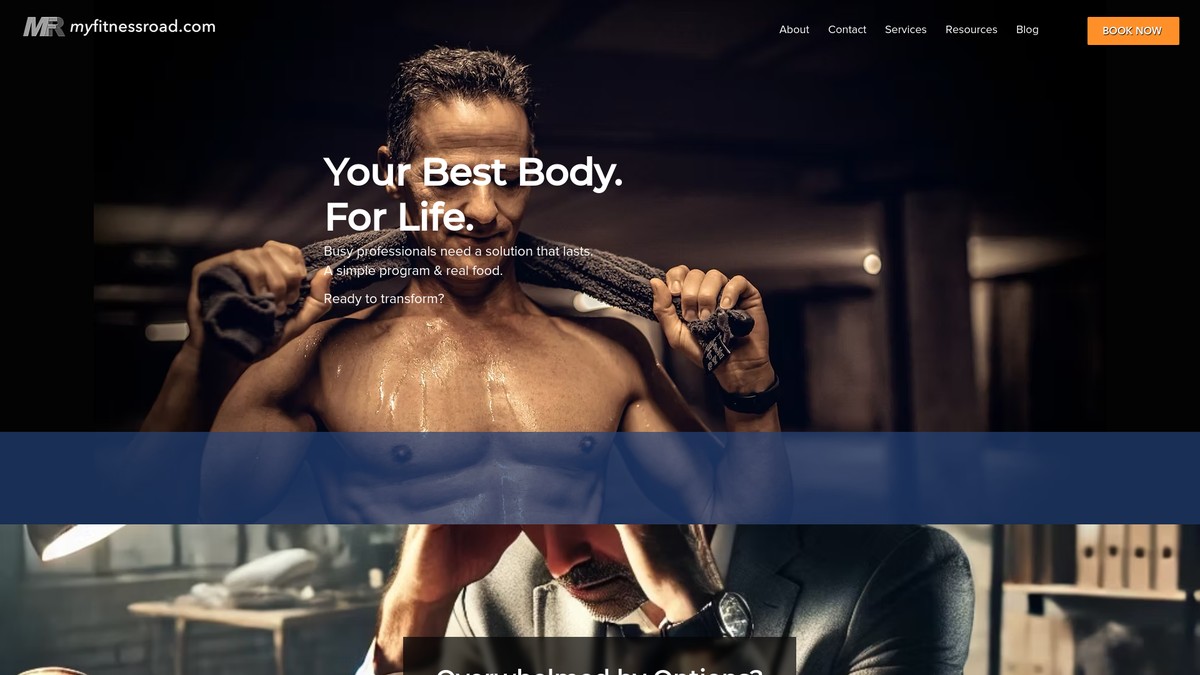 myfitnessroad.com screenshot