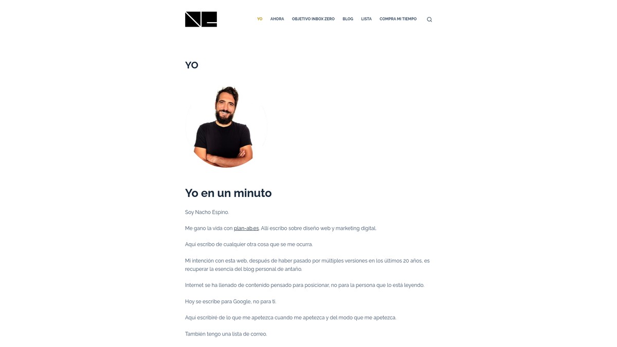 nachoespino.com screenshot