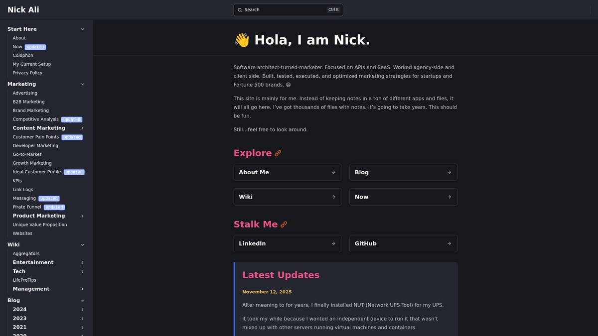 nali.org screenshot