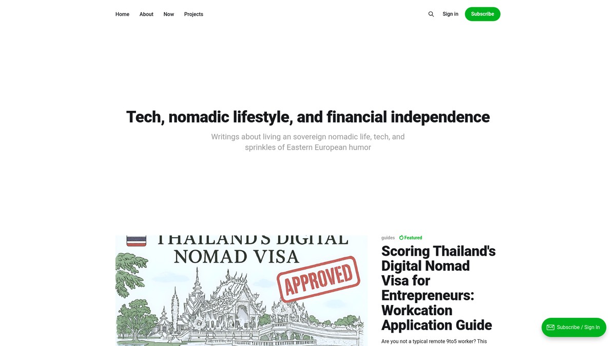 Screenshot of nazavo.com