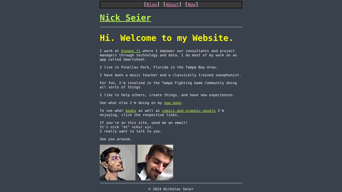 ncksr.xyz screenshot