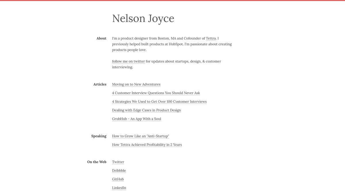 nelsonjoyce.com screenshot