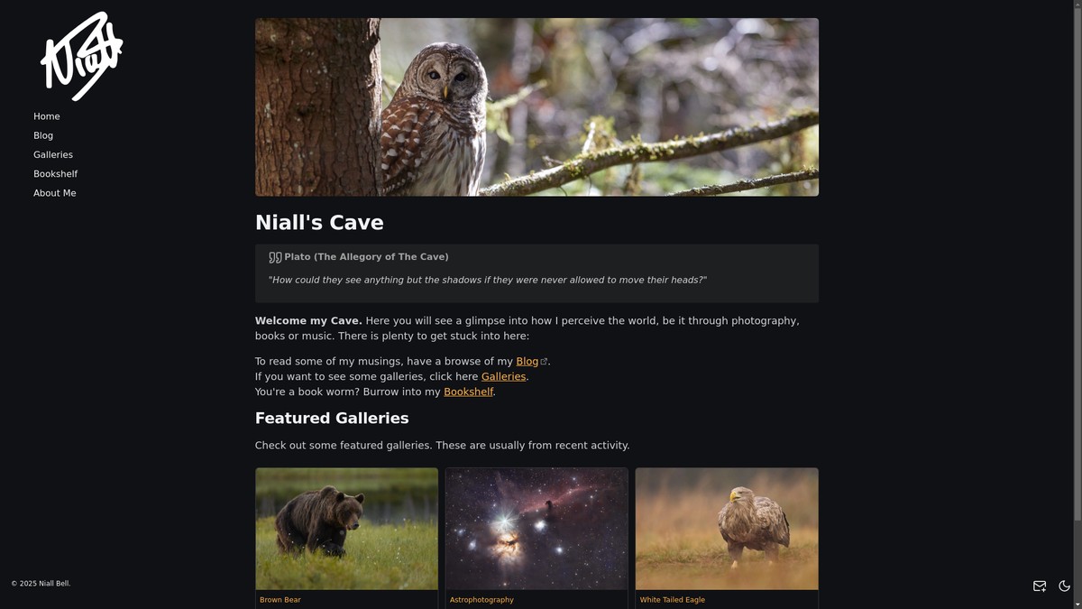 niallbell.com screenshot