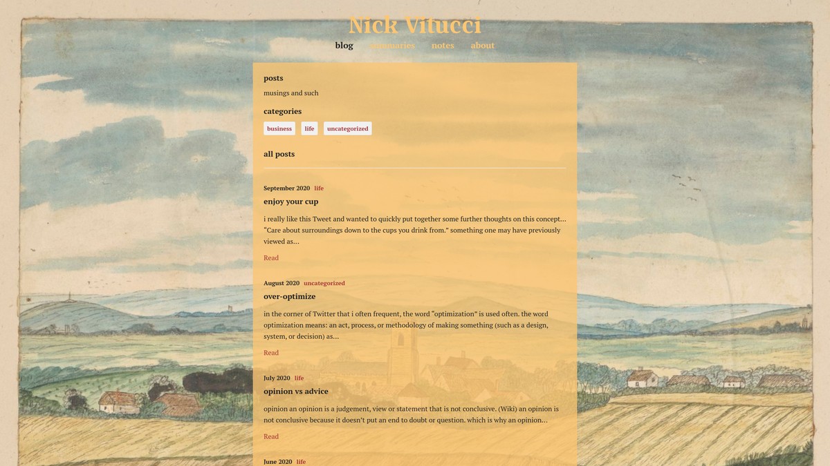 nickvitucci.com screenshot