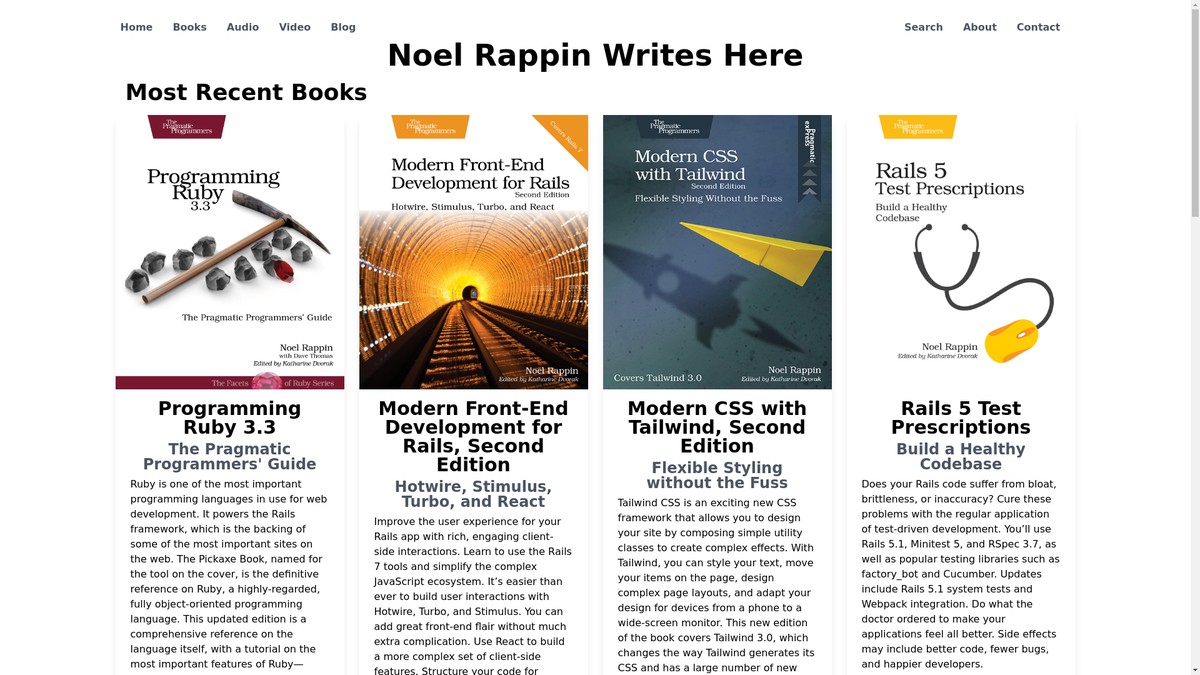 noelrappin.com screenshot