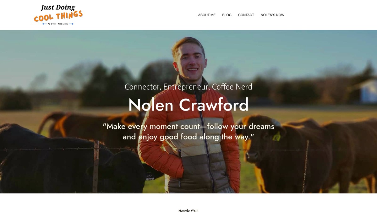 nolencrawford.com screenshot