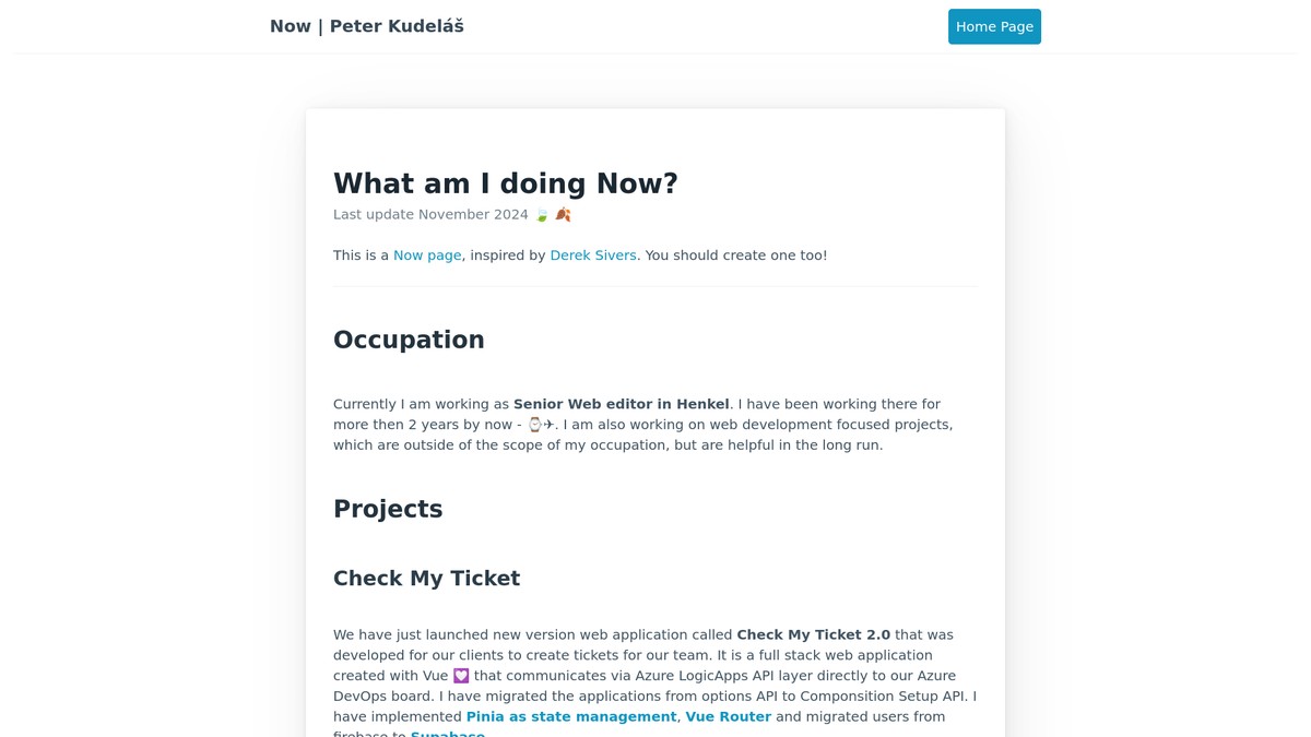now.peterk.dev screenshot