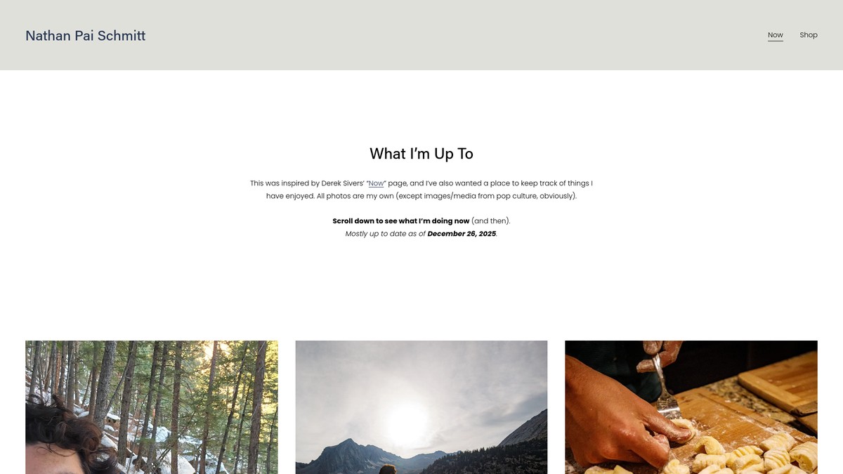 npschmitt.com screenshot