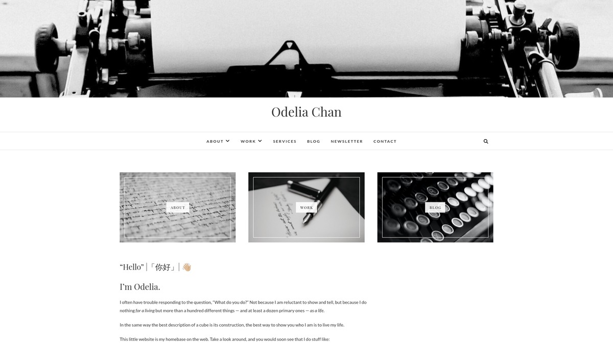 odeliachan.com screenshot