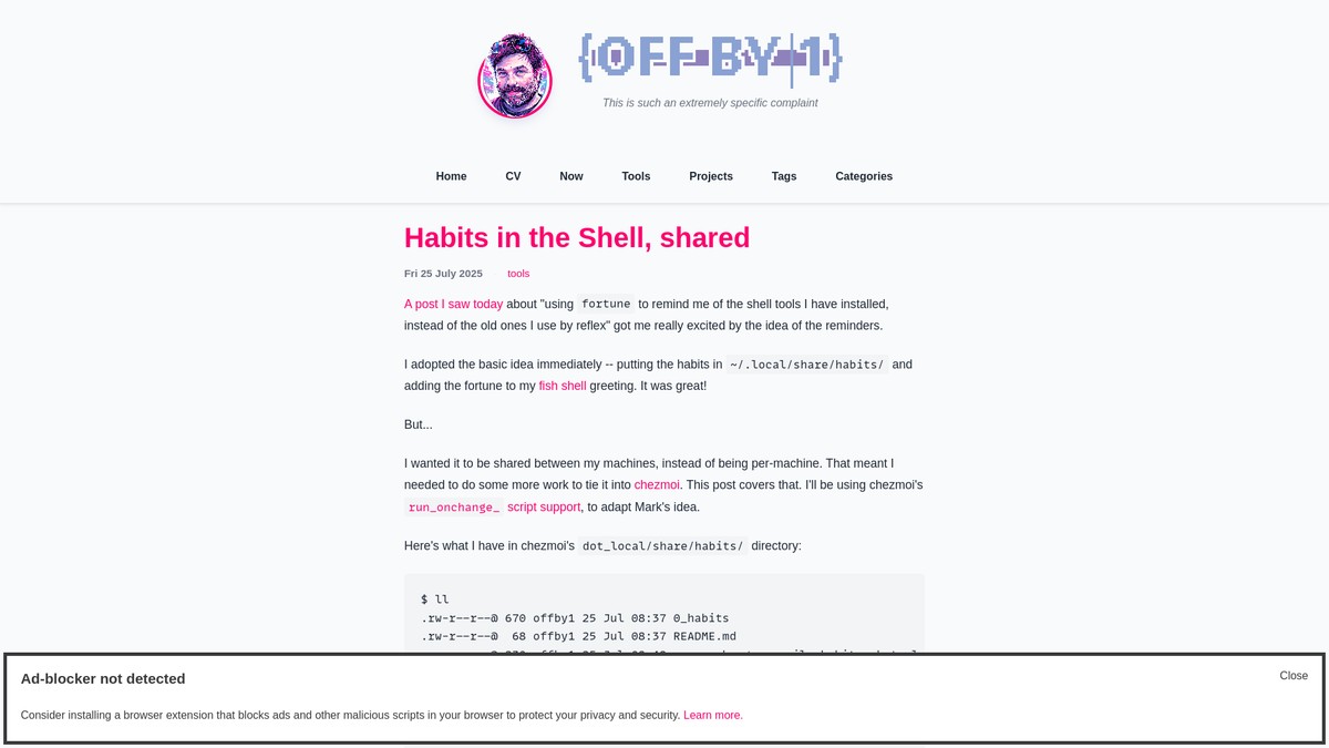 Screenshot of offby1.website