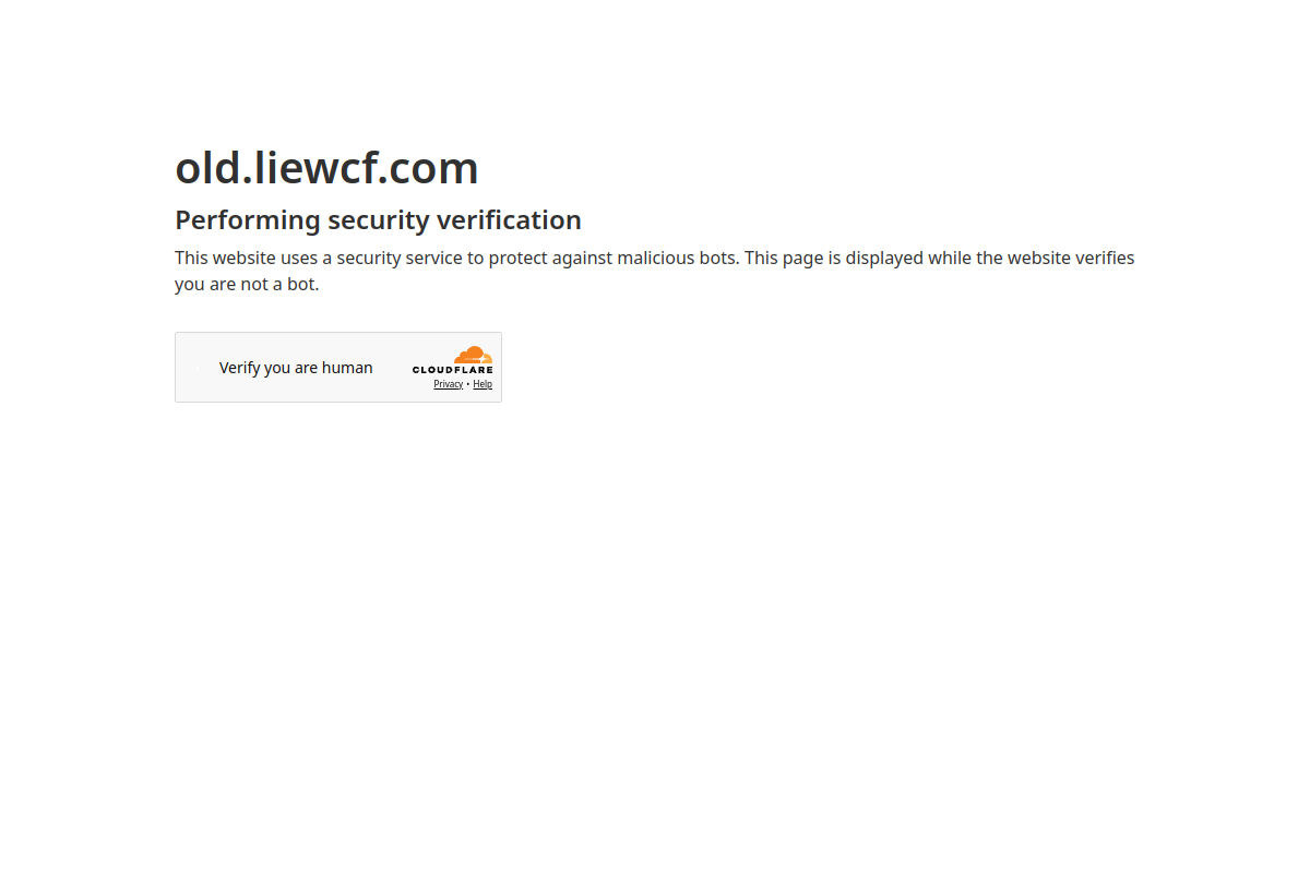 old.liewcf.com screenshot