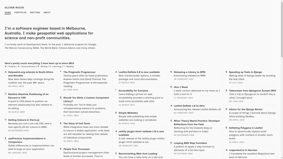 oliverroick.net screenshot